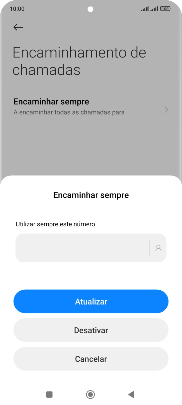 Prima Desativar.