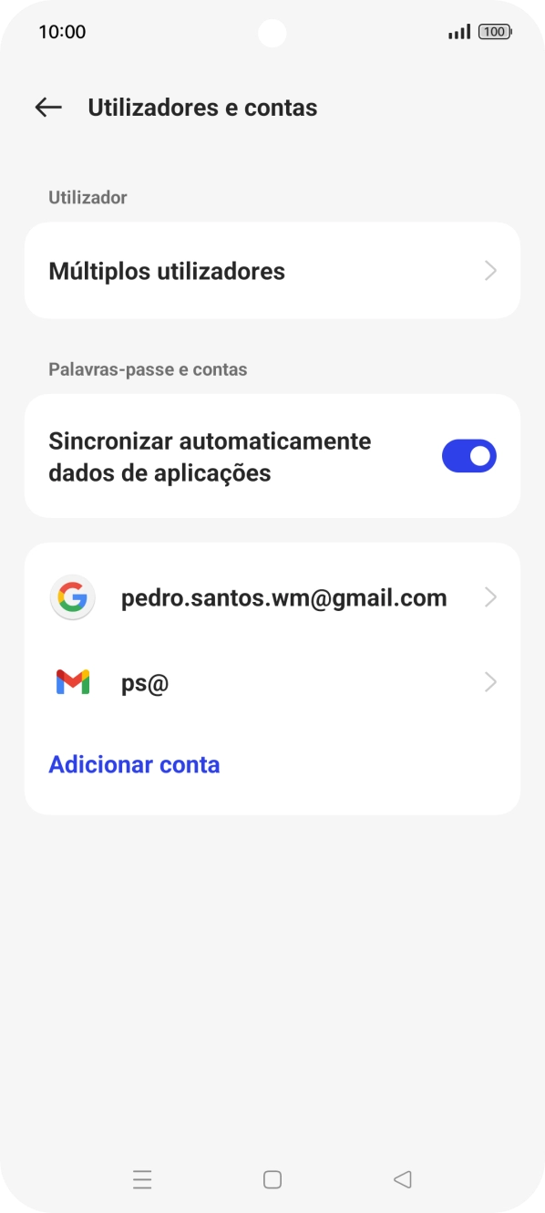 Prima a tecla de início para terminar e voltar ao ecrã inicial.