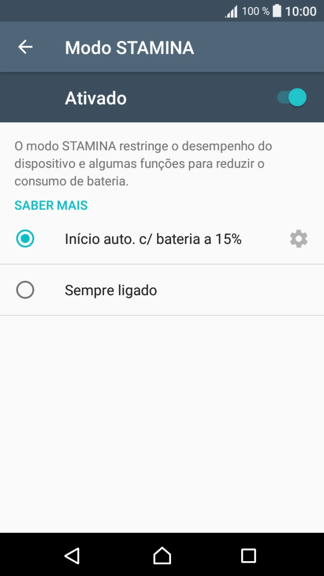 Prima a tecla de início para terminar e voltar ao ecrã inicial.