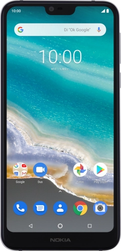 Imagen 1: Vista frontal del Nokia 7.1 - Black