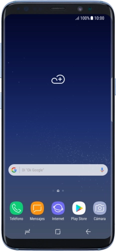 Imagen 1: Vista frontal del Samsung Galaxy S8 - Black