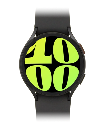 Imagen 1: Vista frontal del Samsung Galaxy Watch6 - Black