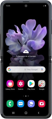 Imagen 1: Vista frontal del Samsung Galaxy Z Flip - Black