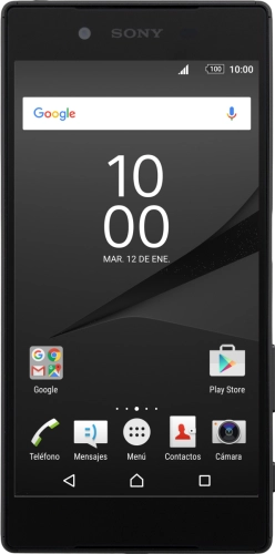 Imagen 1: Vista frontal del Sony Xperia Z5 - Black