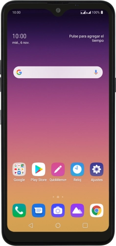 Imagen 1: Vista frontal del LG K50S - Black