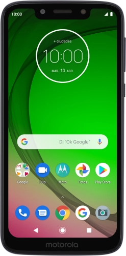 Imagen 1: Vista frontal del Motorola Moto G7 PLAY - Black