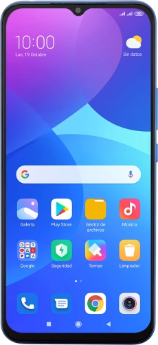 Imagen 1: Vista frontal del Xiaomi Mi 10 Lite 5G - Black