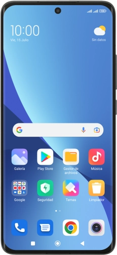 Imagen 1: Vista frontal del Xiaomi 12 - Black