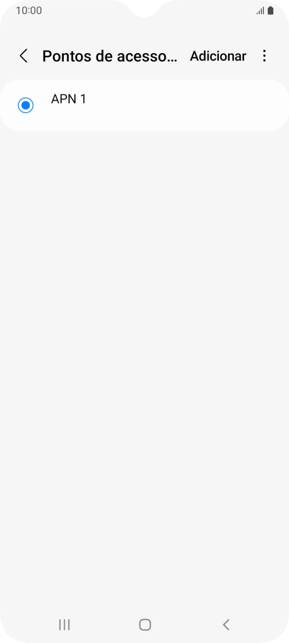 Prima Adicionar.
