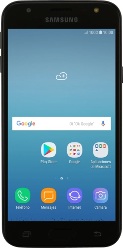 Imagen 1: Vista frontal del Samsung Galaxy J3 (2017) - Black