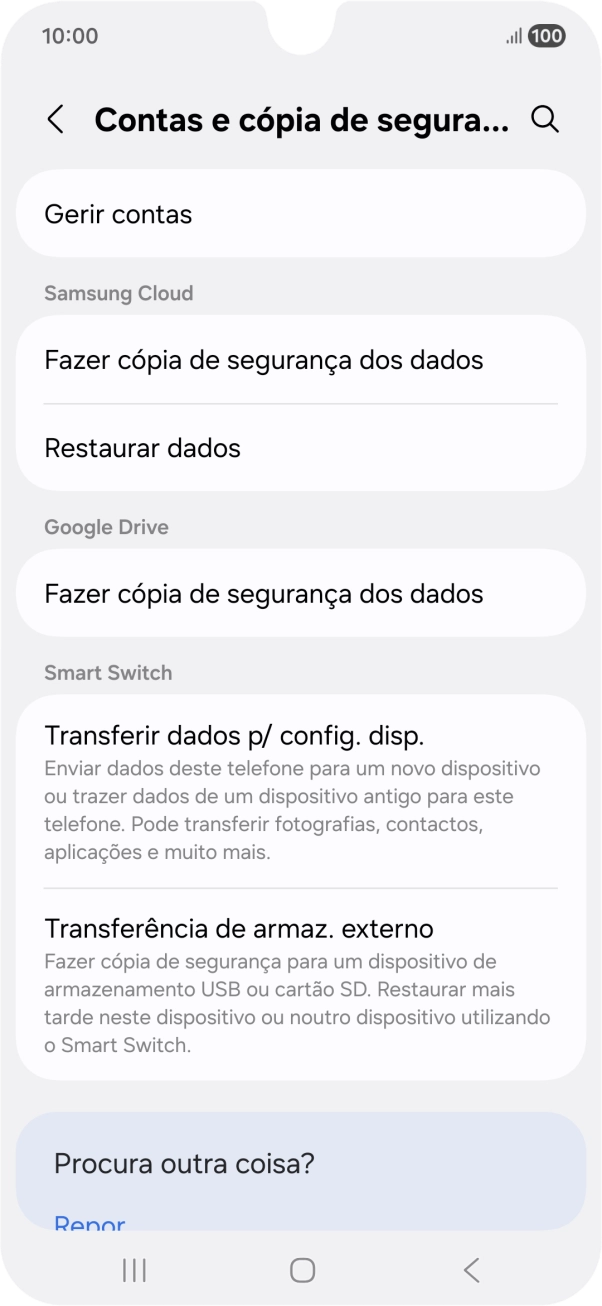 Prima Gerir contas.
