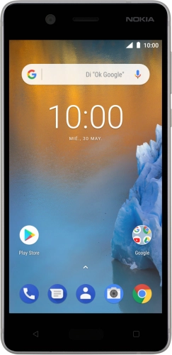 Imagen 1: Vista frontal del Nokia 5 - Silver