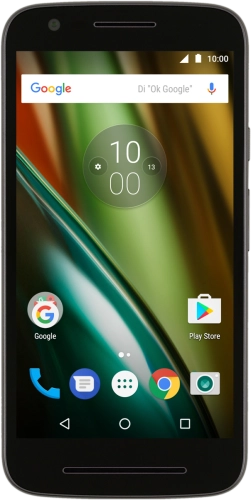 Imagen 1: Vista frontal del Lenovo Moto E3 - Black