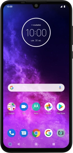 Imagen 1: Vista frontal del Motorola One Zoom - DarkGray