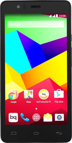 Imagen 1: Vista frontal del bq Aquaris E5 - Black