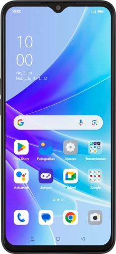 Imagen 1: Vista frontal del OPPO A57s - Black