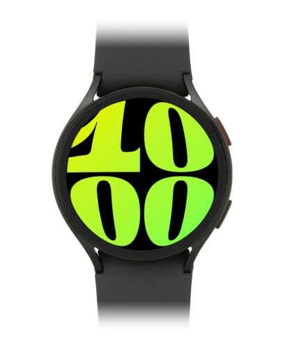 Imagen 1: Vista frontal del Samsung Galaxy Watch6 - Black