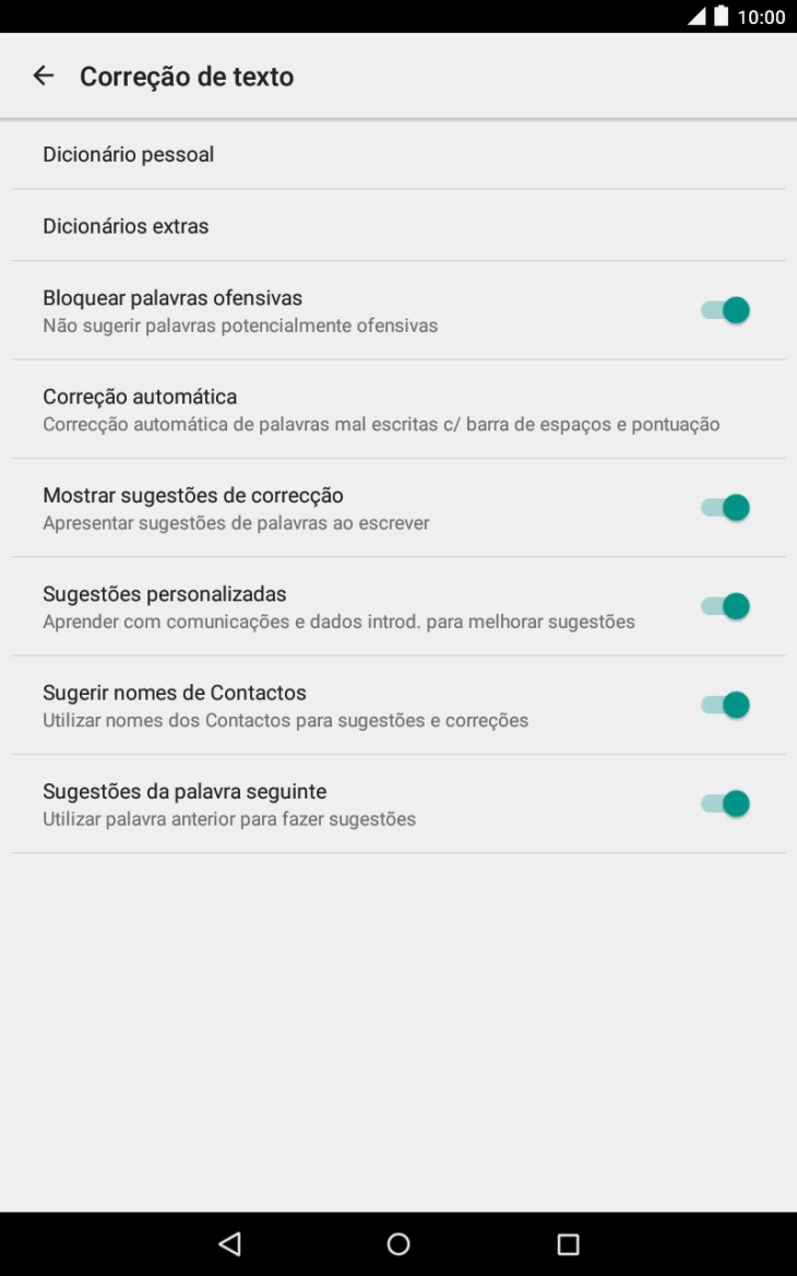 Prima a tecla de início para terminar e voltar ao ecrã inicial.