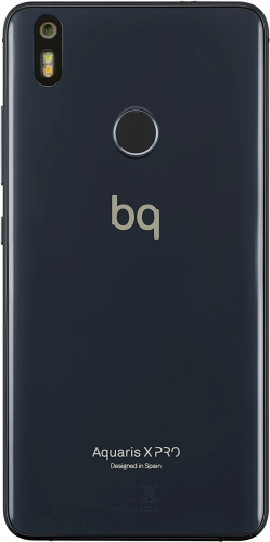 Imagen 2: Vista posterior del bq Aquaris X PRO - Black