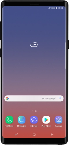 Imagen 1: Vista frontal del Samsung Galaxy Note9 - Black