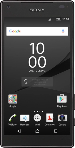 Imagen 1: Vista frontal del Sony Xperia Z5 Compact - Black