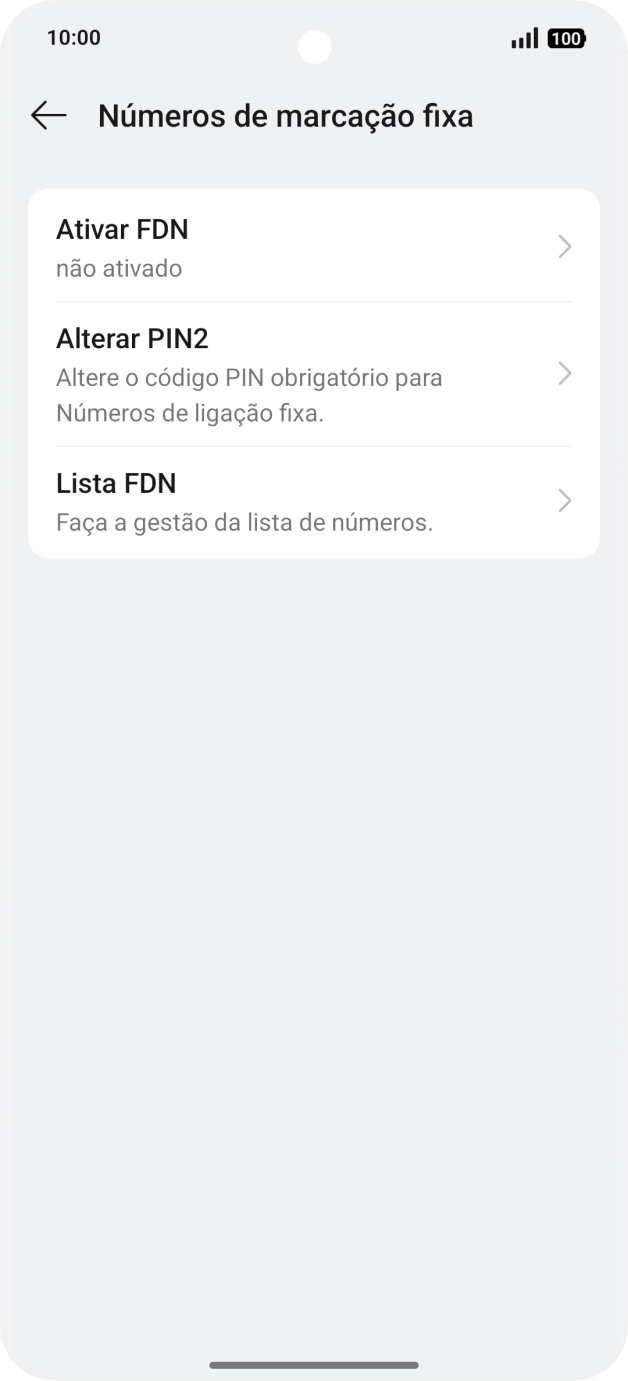 Prima Ativar FDN.