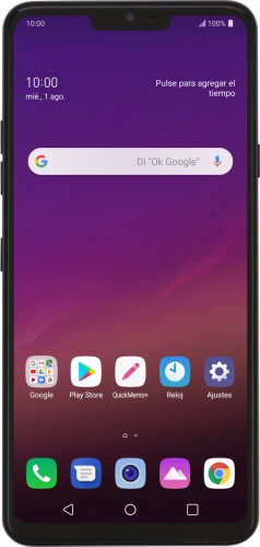 Imagen 1: Vista frontal del LG G7 ThinQ - Black