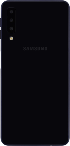 Imagen 2: Vista posterior del Samsung Galaxy A7 (2018) - Black