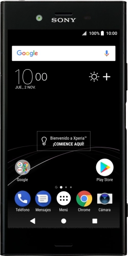 Imagen 1: Vista frontal del Sony Xperia XZ1 - Black