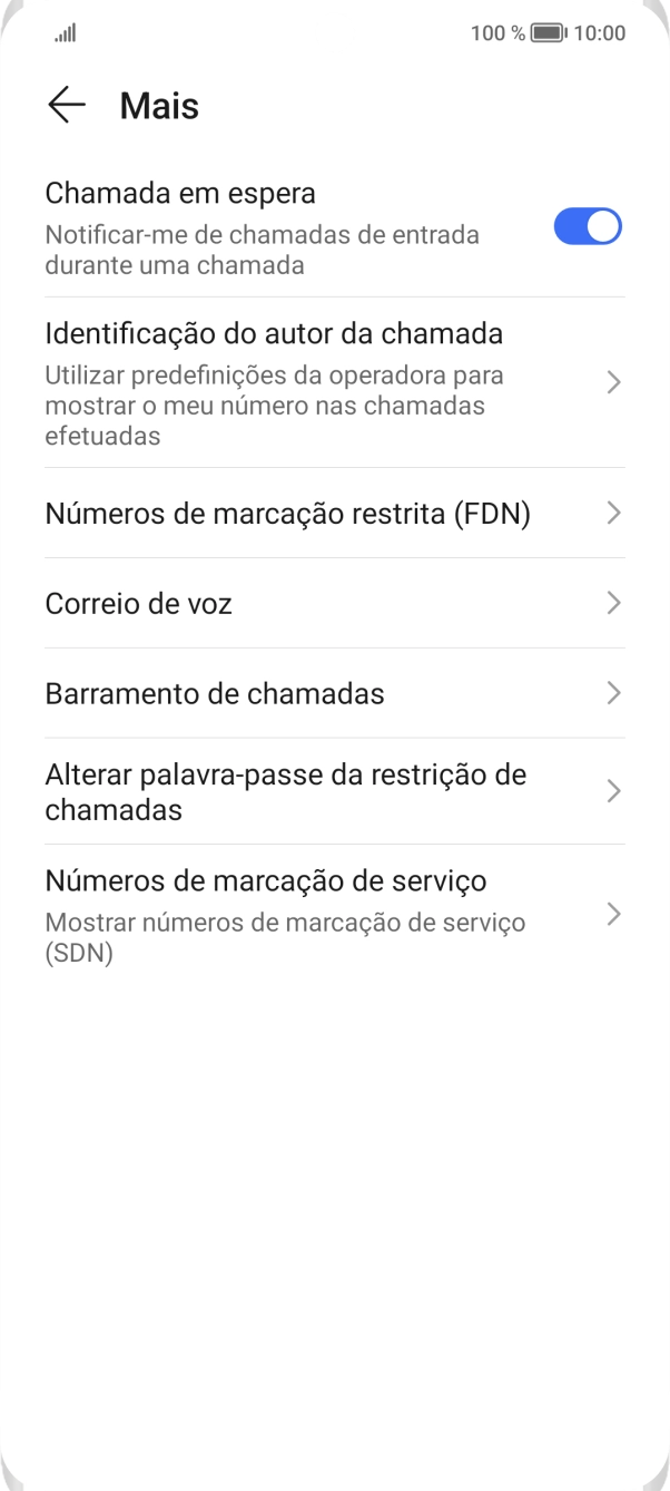 Prima Identificação do autor da chamada.