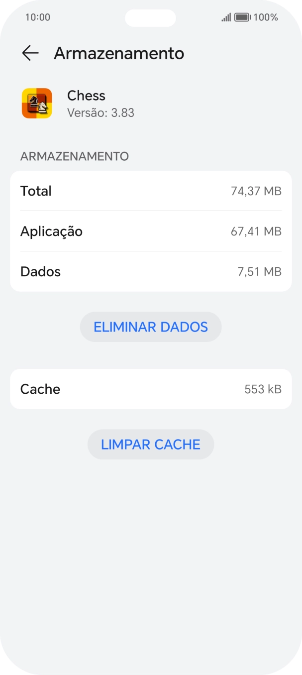 Prima LIMPAR CACHE.