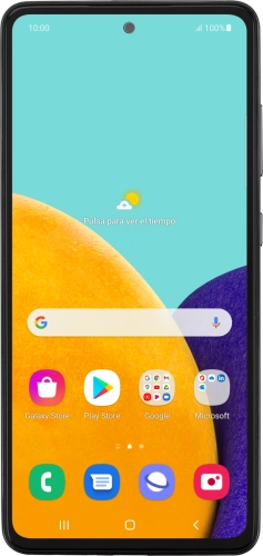 Imagen 1: Vista frontal del Samsung Galaxy A52 5G - Black