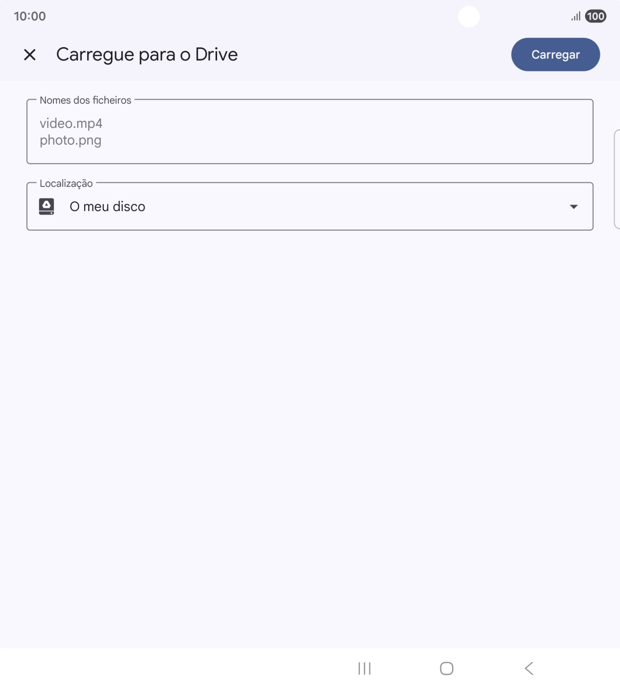 Prima o campo sob 
