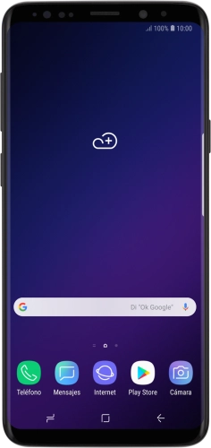 Imagen 1: Vista frontal del Samsung Galaxy S9+ - Black