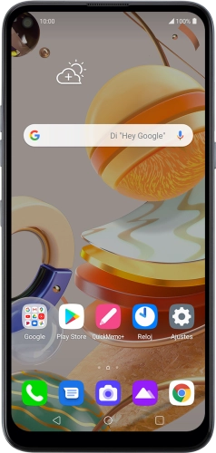Imagen 1: Vista frontal del LG K61 - DarkGray