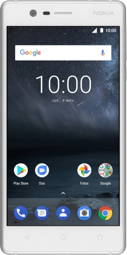Imagen 1: Vista frontal del Nokia 3 - Silver