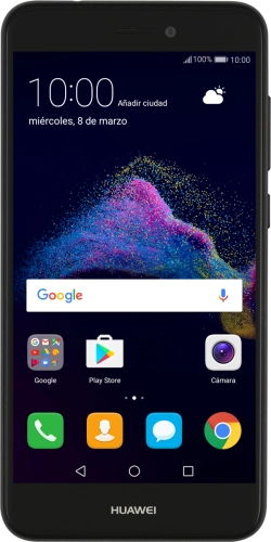 Imagen 1: Vista frontal del Huawei P8 lite 2017 - Black