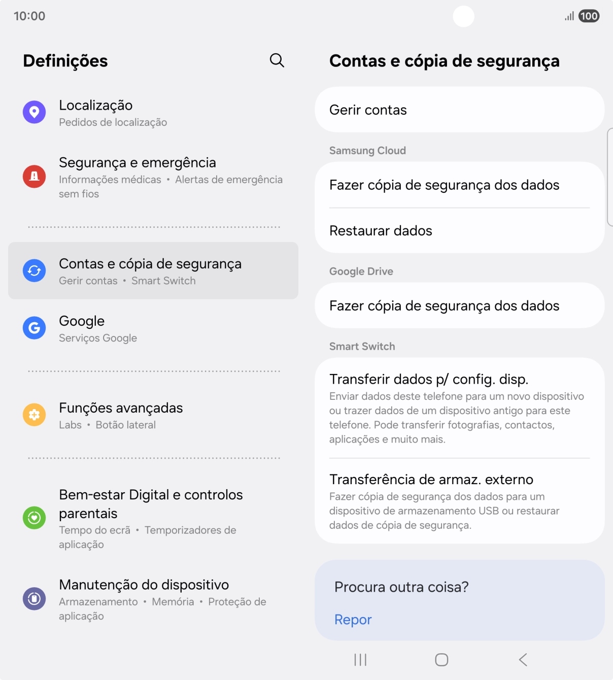 Prima Gerir contas.