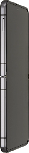 Imagen 3: Vista del lateral izquierdo del Samsung Galaxy Z Flip5 - Black