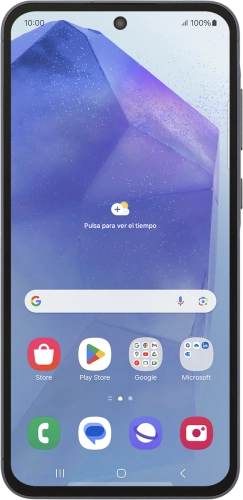 Imagen 1: Vista frontal del Samsung Galaxy A55 5G - MidnightBlue