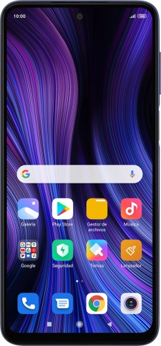 Imagen 1: Vista frontal del Xiaomi Redmi Note 9 Pro - LightSkyBlue