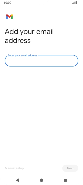 Press the field below 