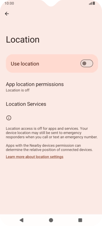 Press the indicator next to Press the indicator next to