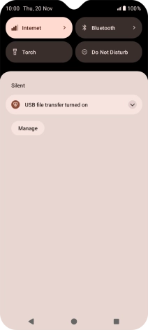 Press the drop down list.