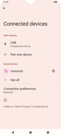 Press the Home key to return to the home screen.