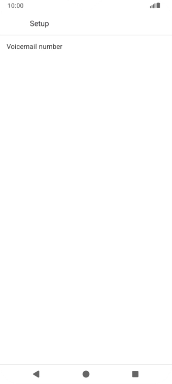 Press Voicemail number.