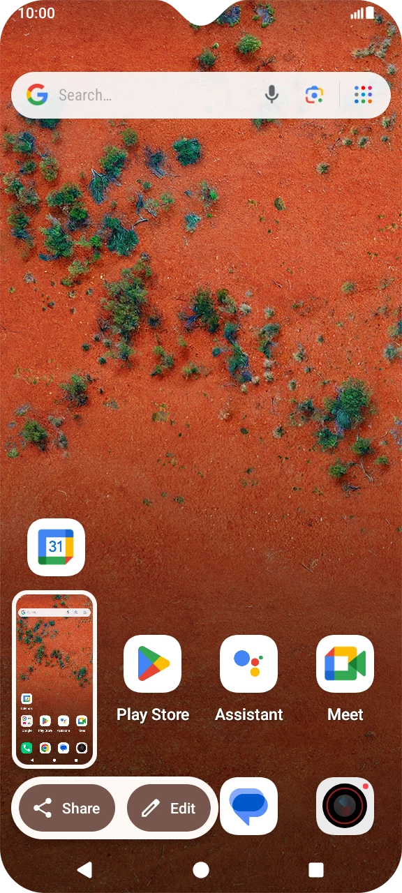 To edit your screenshot, press the screenshot and follow the instructions on the screen to make the required changes.