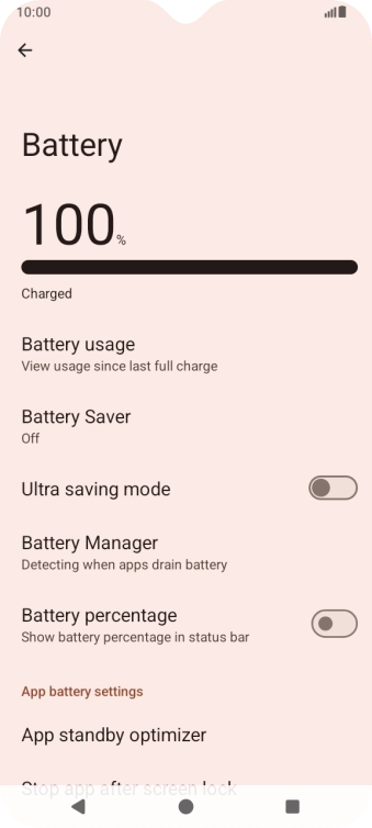 Press Battery Saver.