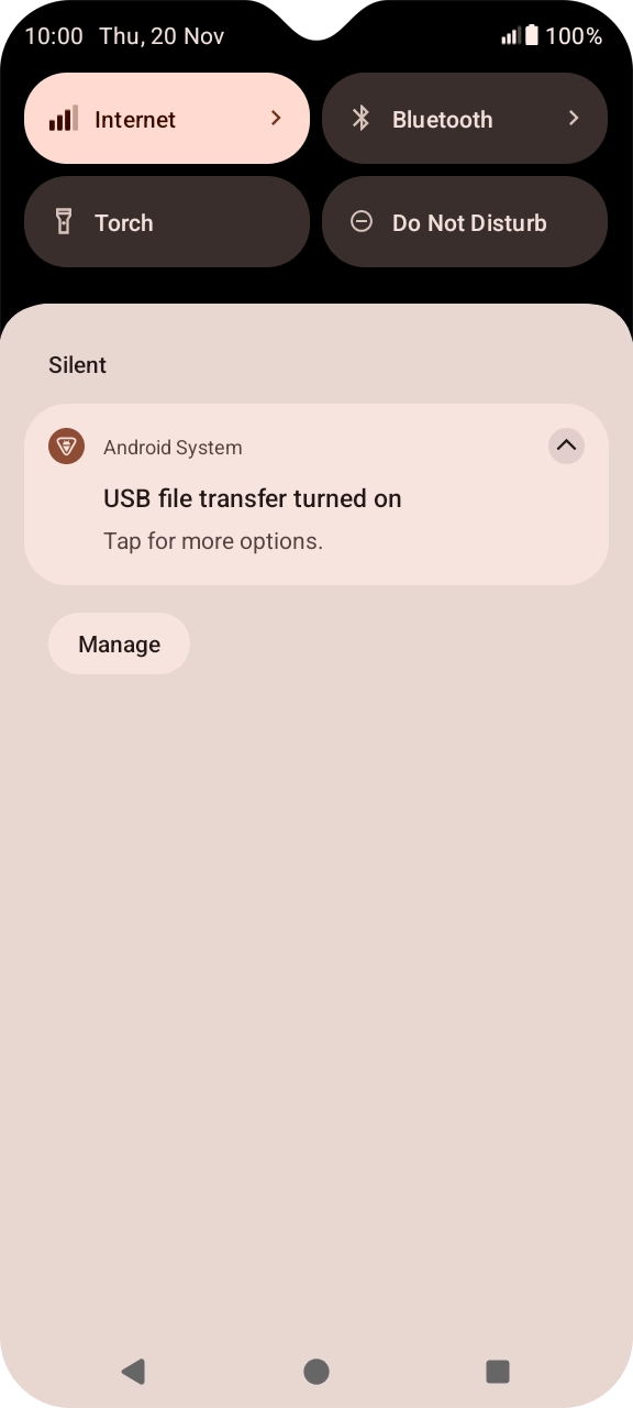 Press Tap for more options..