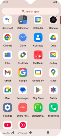 Press Gallery and go to the required folder.